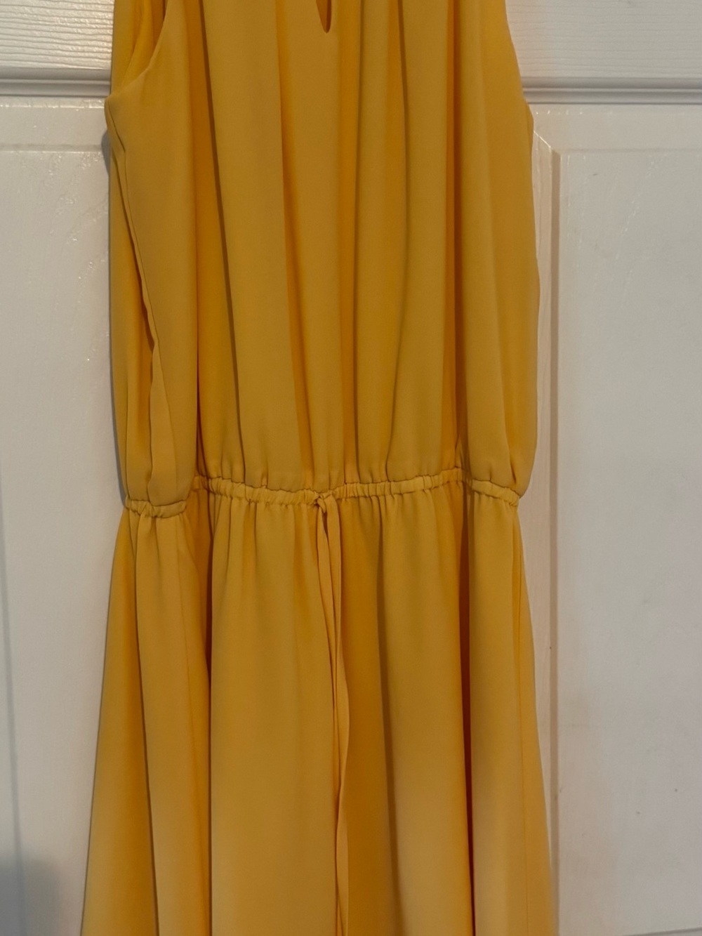 White House Black market Sleeveless Yellow  Dress-Size 2